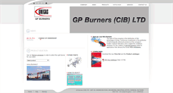 Desktop Screenshot of gpburners.co.uk